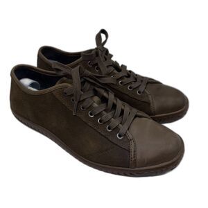 John Varvatos Star USA Hattan Low Top Suede Sneaker - Olive 8